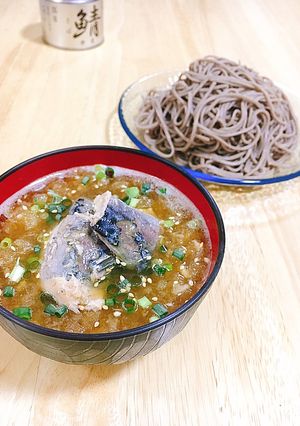 鯖缶おろし蕎麦✤うどん・そうめんにも♪-レシピのメイン写真