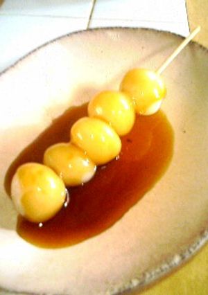 カリッ♪とモッチリ♪みたらし団子-レシピのメイン写真