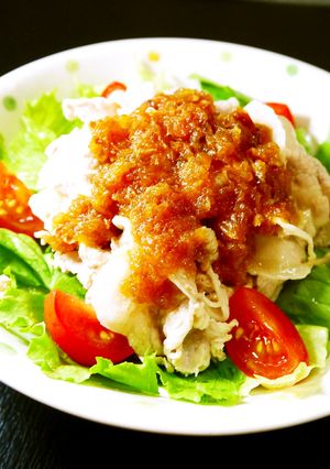 豚冷しゃぶ～梅肉おかか大根おろし醤油だれ-レシピのメイン写真