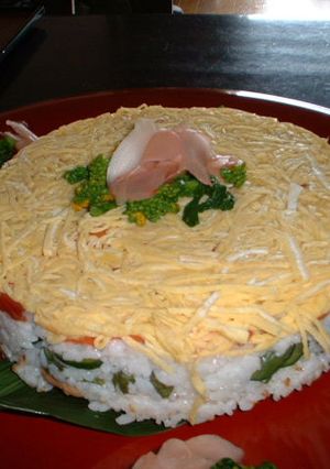 ひな祭り　ケーキ寿司-レシピのメイン写真