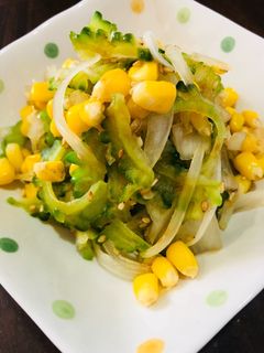 ゴーヤととうもろこしの和え物-レシピのメイン写真