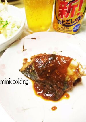 ♡フライパンで簡単♪鯖のゴマ甘辛味噌煮♡-レシピのメイン写真