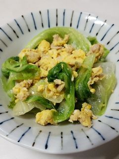 簡単レタス炒め-レシピのメイン写真