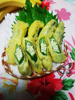 揚げてびっくり!オクラ粉チーズ入り-レシピのメイン写真