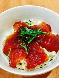 ウチのマグロ丼-レシピのメイン写真