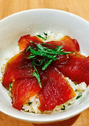 ウチのマグロ丼-レシピのメイン写真