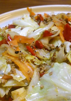 ５種の野菜、カレー炒め。-レシピのメイン写真