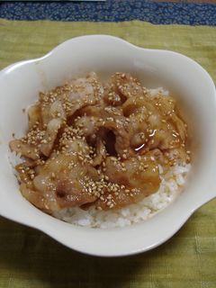 豚バラスライスで焼肉丼ジャン-レシピのメイン写真