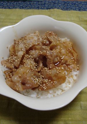 豚バラスライスで焼肉丼ジャン-レシピのメイン写真