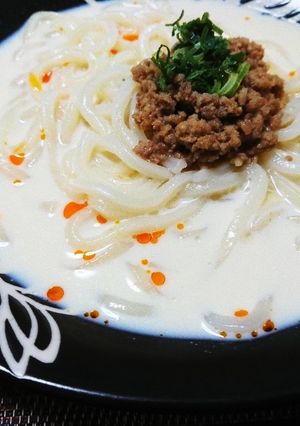 豆乳坦々麺風冷やしうどん-レシピのメイン写真