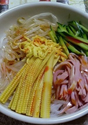 マロニー入り、冷やし中華風サラダ-レシピのメイン写真