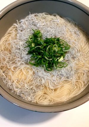 〜しらすあったかそーめん〜-レシピのメイン写真