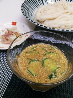 夏の定番! そうめんに冷や汁-レシピのメイン写真