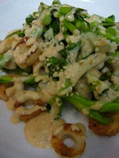 菜花の金ごまホットサラダ仕立て-レシピのメイン写真