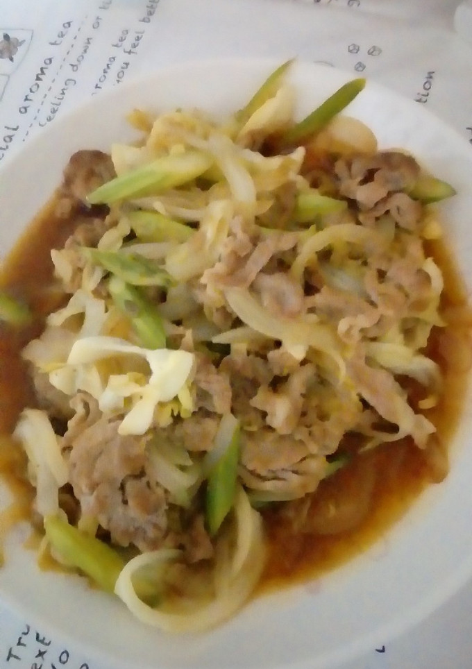 豚肉と野菜の焼き肉のタレ炒め。-レシピのメイン写真