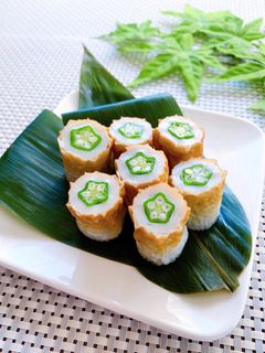 お弁当に★ちくわのオクラ詰め-レシピのメイン写真
