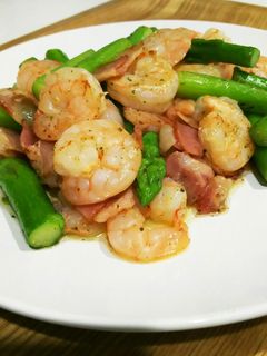 エビとアスパラのバター炒め-レシピのメイン写真