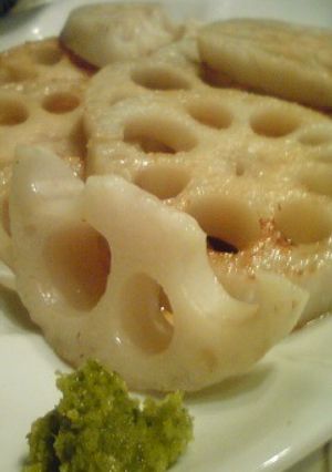 ☆急いで晩ご飯☆　焼きレンコン-レシピのメイン写真