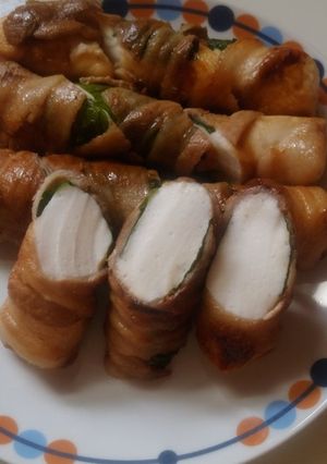 はんぺんの豚バラ肉巻き-レシピのメイン写真