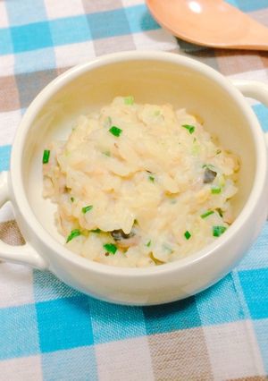 チーズがとろ〜り♪鯖缶の味噌豆乳リゾット-レシピのメイン写真