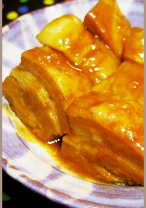 豚バラブロックマニア！豚の角煮味噌煮込み-レシピのメイン写真