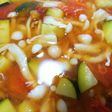 プナピーとトマトの冷製スープ