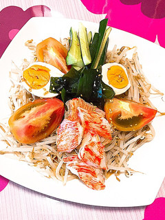 低カロリー♬ もやしで冷やし中華-レシピのメイン写真