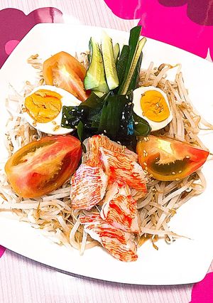 低カロリー♬ もやしで冷やし中華-レシピのメイン写真