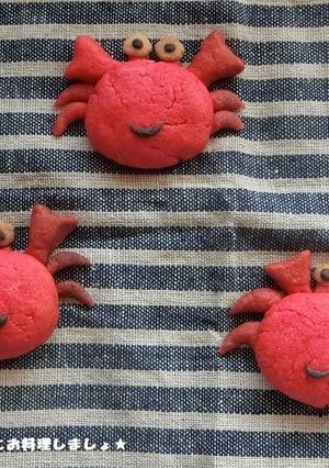 簡単★カニのデコクッキー-レシピのメイン写真