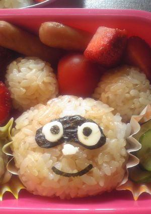 年長■お弁当(たぬき)-レシピのメイン写真