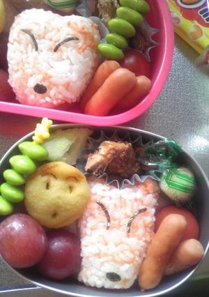 年長■お弁当(きつね)-レシピのメイン写真