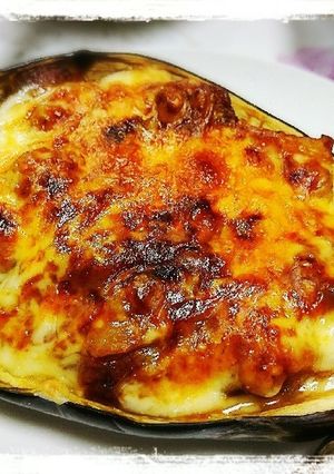 レトルトパスタソースで米ナスグラタン-レシピのメイン写真