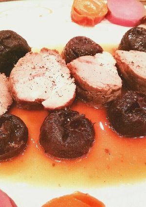 わが家のごちそう　豚肉のプルーン煮込み♪-レシピのメイン写真