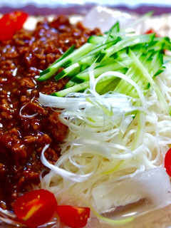 ☆ジャージャー素麺☆ピリ辛味噌ダレ☆-レシピのメイン写真