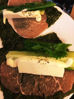 チーズと大葉と生ハムの海苔包み-レシピのメイン写真