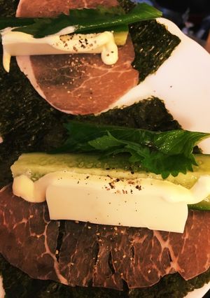 チーズと大葉と生ハムの海苔包み-レシピのメイン写真