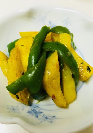 簡単！カレー風味のじゃがピー和え-レシピのメイン写真