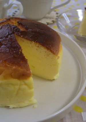 濃厚♪スフレチーズケーキ★２人サイズ★-レシピのメイン写真