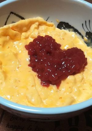 レンジで簡単オムレツ！スクランブル！-レシピのメイン写真