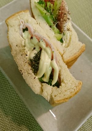 ポケット生ハム～QPハーフマヨ☺-レシピのメイン写真