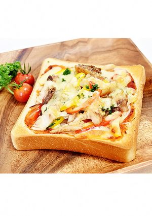 どんちっちあじのピザトースト-レシピのメイン写真