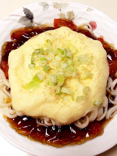 トマト寒天つゆとふわふわ卵の冷製うどん-レシピのメイン写真