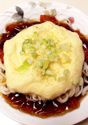 トマト寒天つゆとふわふわ卵の冷製うどん-レシピのメイン写真