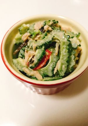 パクパク食べられるゴーヤサラダ-レシピのメイン写真