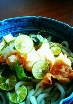 とり天下ろしスダチぶっかけうどん-レシピのメイン写真