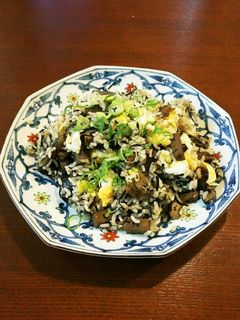 リメイク!ひじきの煮物で炒飯-レシピのメイン写真