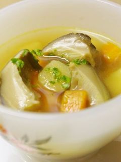 乾しいたけとジャガイモのカレースープ-レシピのメイン写真
