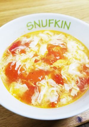 低糖質♪酸辣湯風トマトスープ-レシピのメイン写真