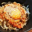 ネギキムチぶっかけうどん