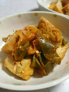 厚揚げのキムチ炒め-レシピのメイン写真